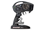 6509R TQi 2.4 GHz High Output radio system, 2-channel, Traxxas® Link enabled, TSM® (2-ch transmitter, 5-ch micro receiver)