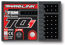 Micro Receiver, TQi 2.4 GHz with Traxxas Link and TSM (5-channel) (6533) (top view)