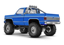 1/18 TRX-4M Chevrolet K10 High Trail Edition (#97064-1) Rear Three-Quarter View (Blue)