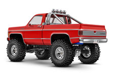 1/18 TRX-4M Chevrolet K10 High Trail Edition (#97064-1) Rear Three-Quarter View (Red)