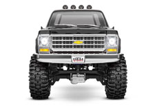 1/18 TRX-4M Chevrolet K10 High Trail Edition (#97064-1) Front View (Black)