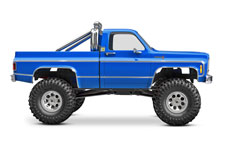 1/18 TRX-4M Chevrolet K10 High Trail Edition (#97064-1) Front Three-Quarter View (Blue)