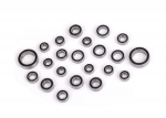 9745X Ball bearing kit, black rubber sealed, complete (3x6x2.5mm (8), 5x8x2.5mm (4), 4x8x3mm (4), 8x12x3.5mm (2), 3.5x7x2.5mm (4))