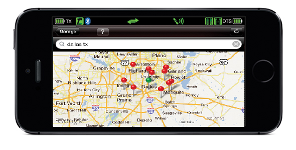 Find-A-Dealer Map Screen
